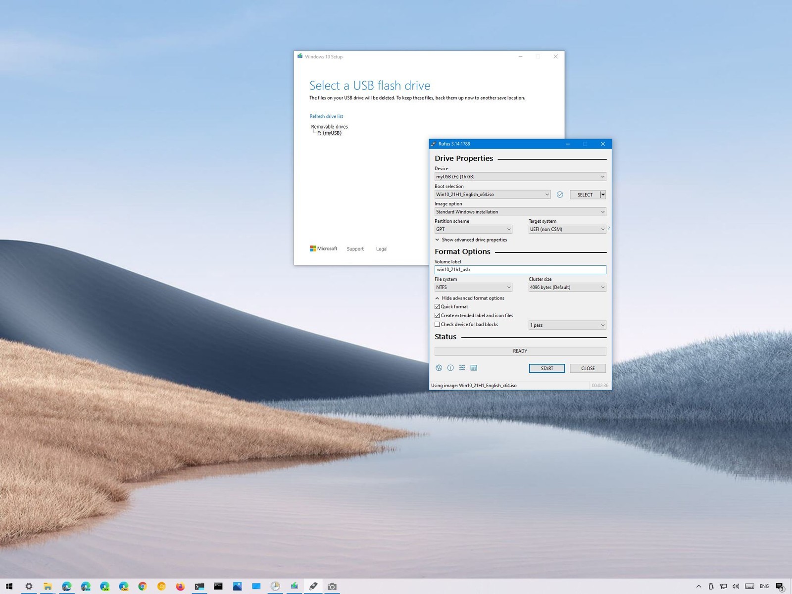 how to create windows 10 bootable usb without flash drive